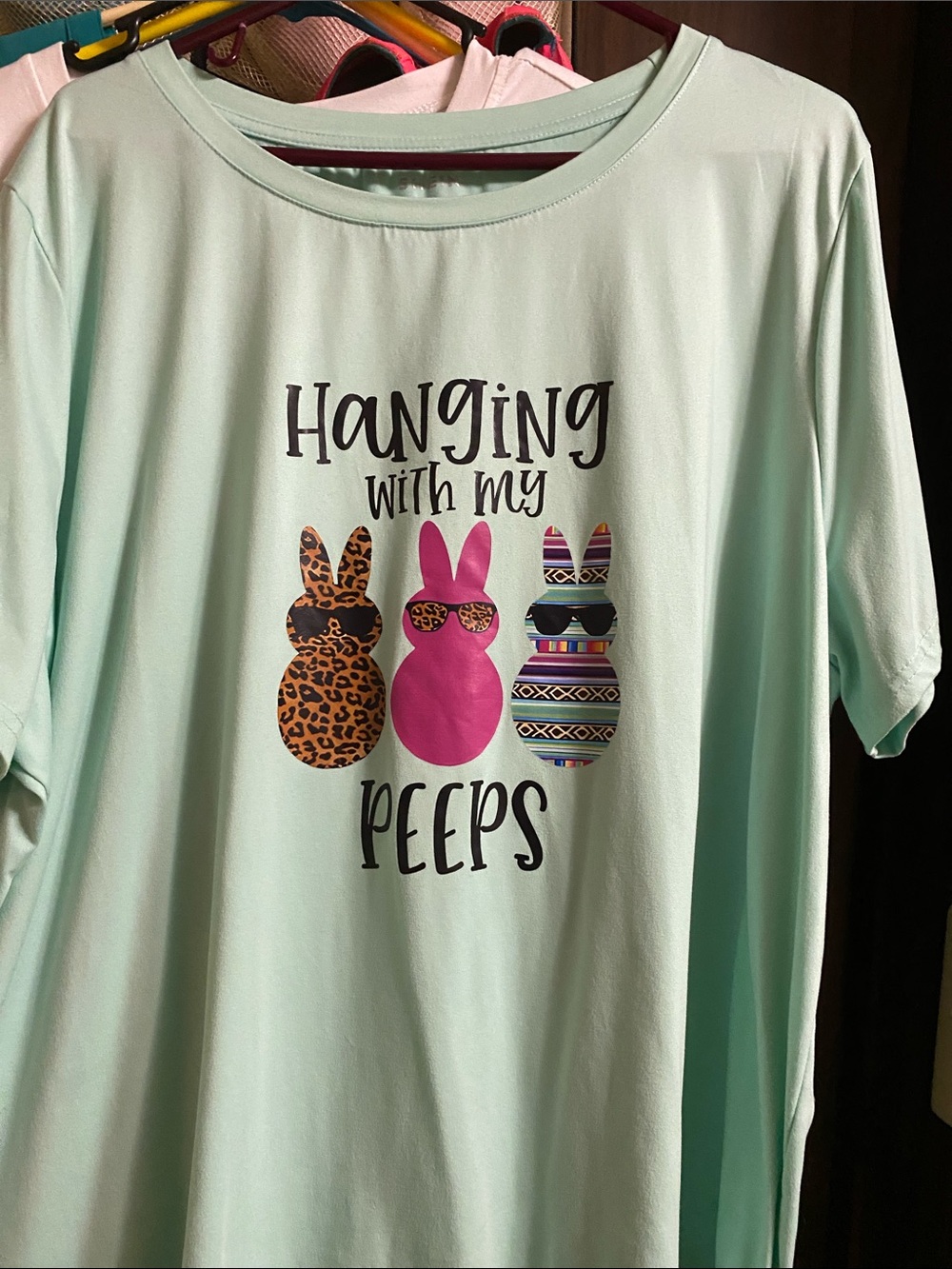 SHEIN Mint Green Crew Neck Tee